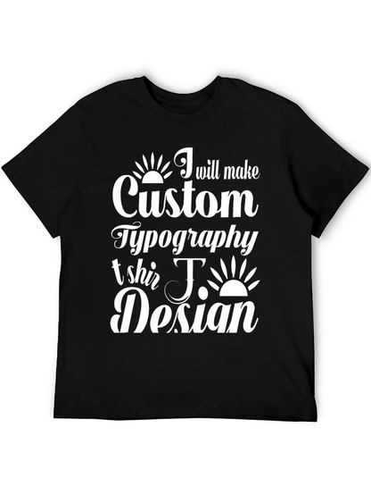 Custom Typography T-shirt Design