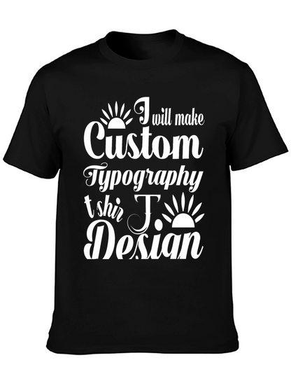 Custom Typography T-shirt Design