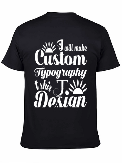 Custom Typography T-shirt Design