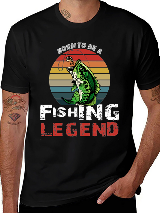 Born To Be a Fishing Legend Graphic Tee