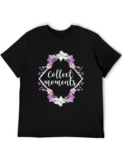 Collect Moments Floral Graphic Tee - Black