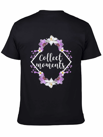 Collect Moments Floral Graphic Tee - Black