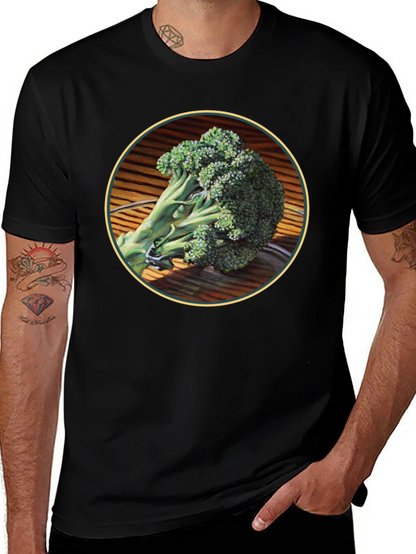 Broccoli Graphic Tee - Fresh Vegetable Design