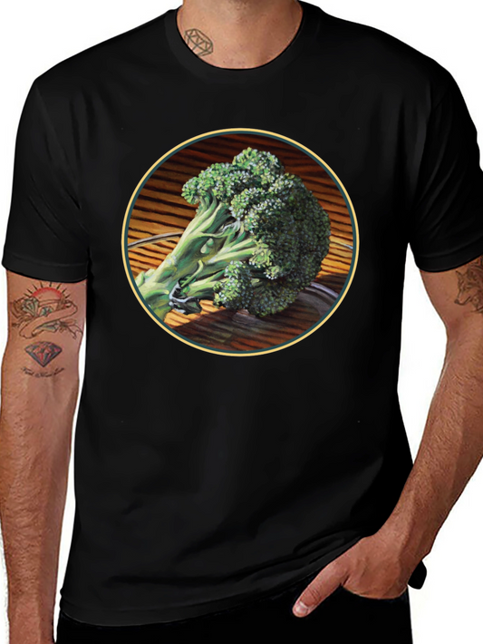 Broccoli Graphic Tee - Fresh Vegetable Design