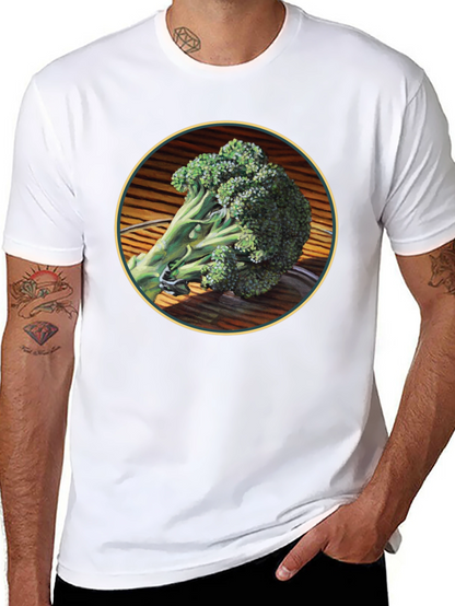 Broccoli Graphic Tee - Fresh Vegetable Design