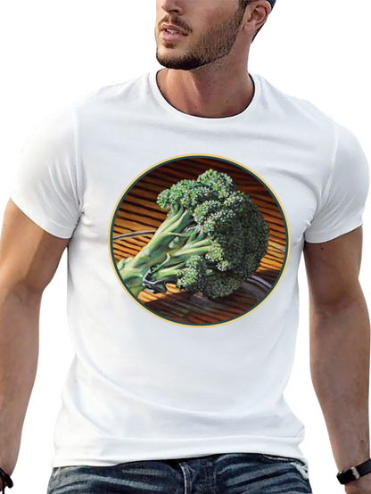 Broccoli Graphic Tee - Fresh Vegetable Design
