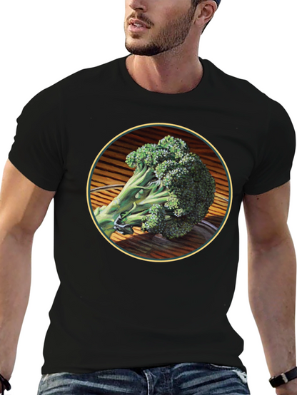 Broccoli Graphic Tee - Fresh Vegetable Design