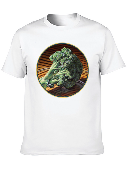 Broccoli Graphic Tee - Fresh Vegetable Design