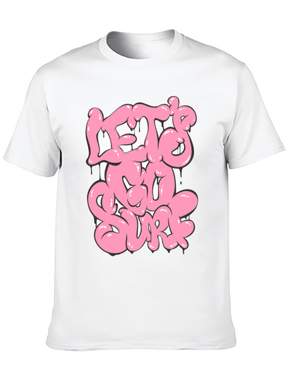 Lets Go Surf Graphic T-Shirt - Black