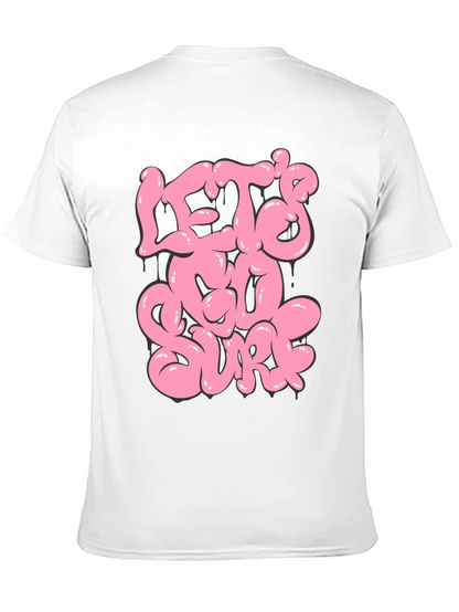 Lets Go Surf Graphic T-Shirt - Black