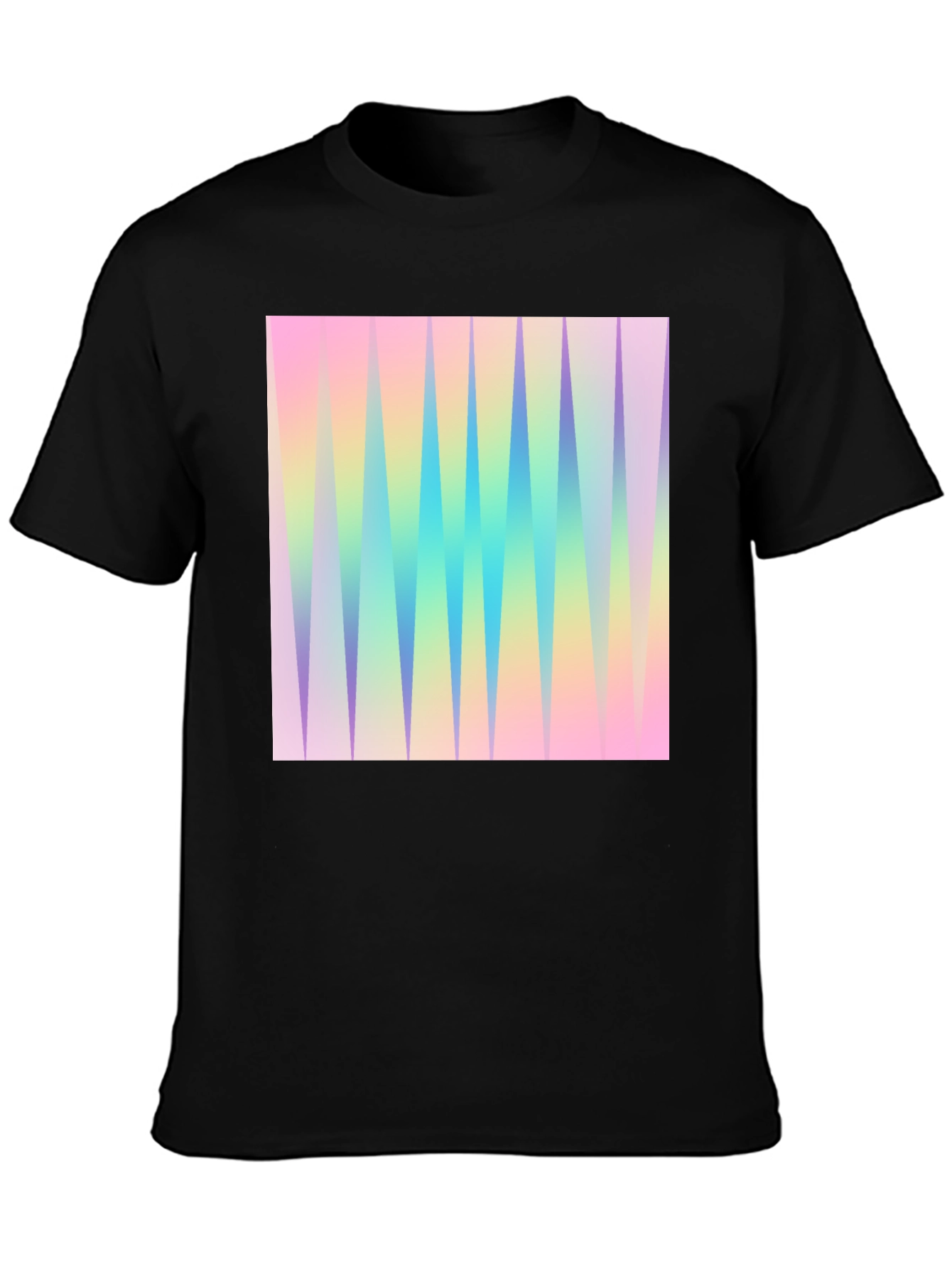 Prism Peak Mens Black T-Shirt