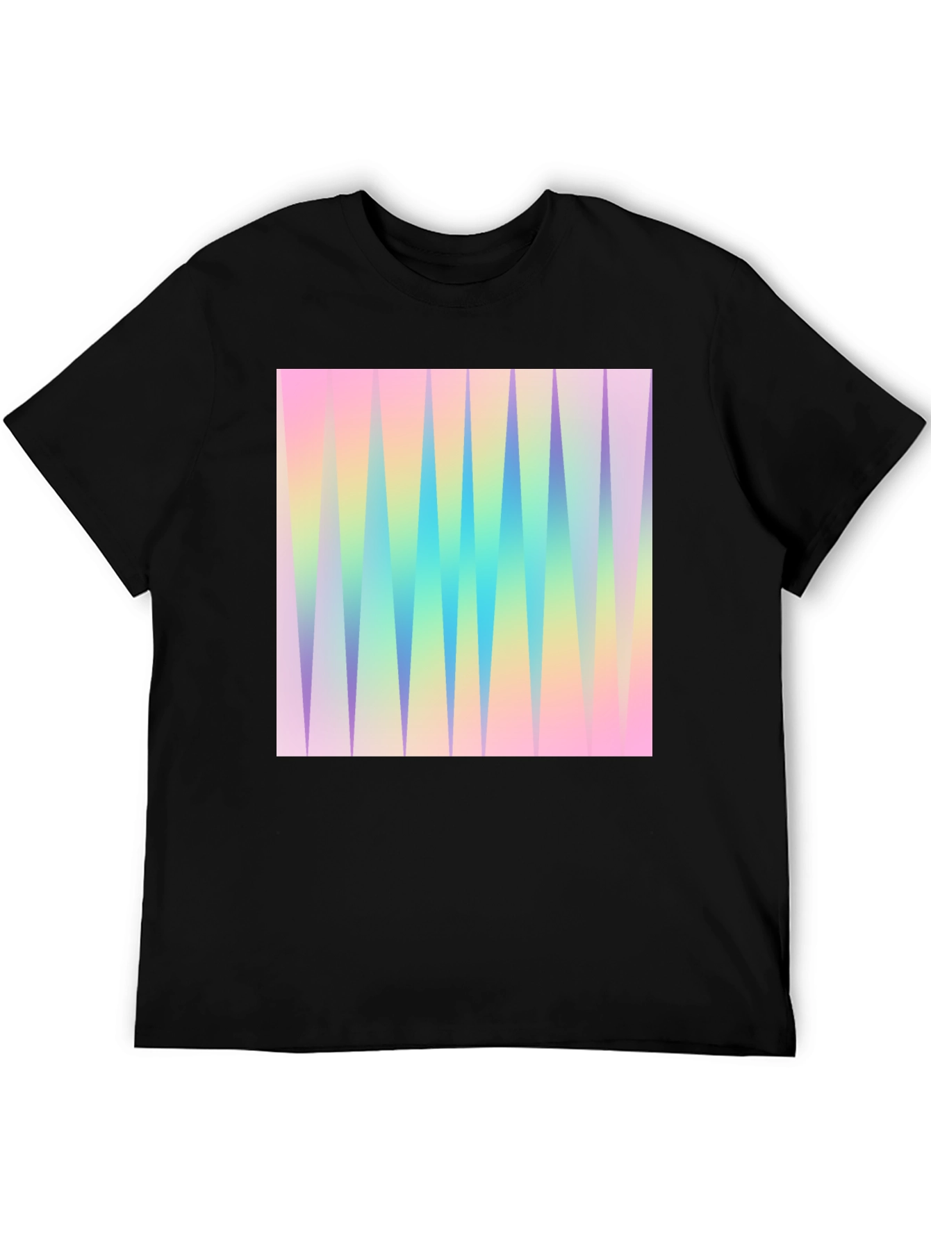 Prism Peak Mens Black T-Shirt