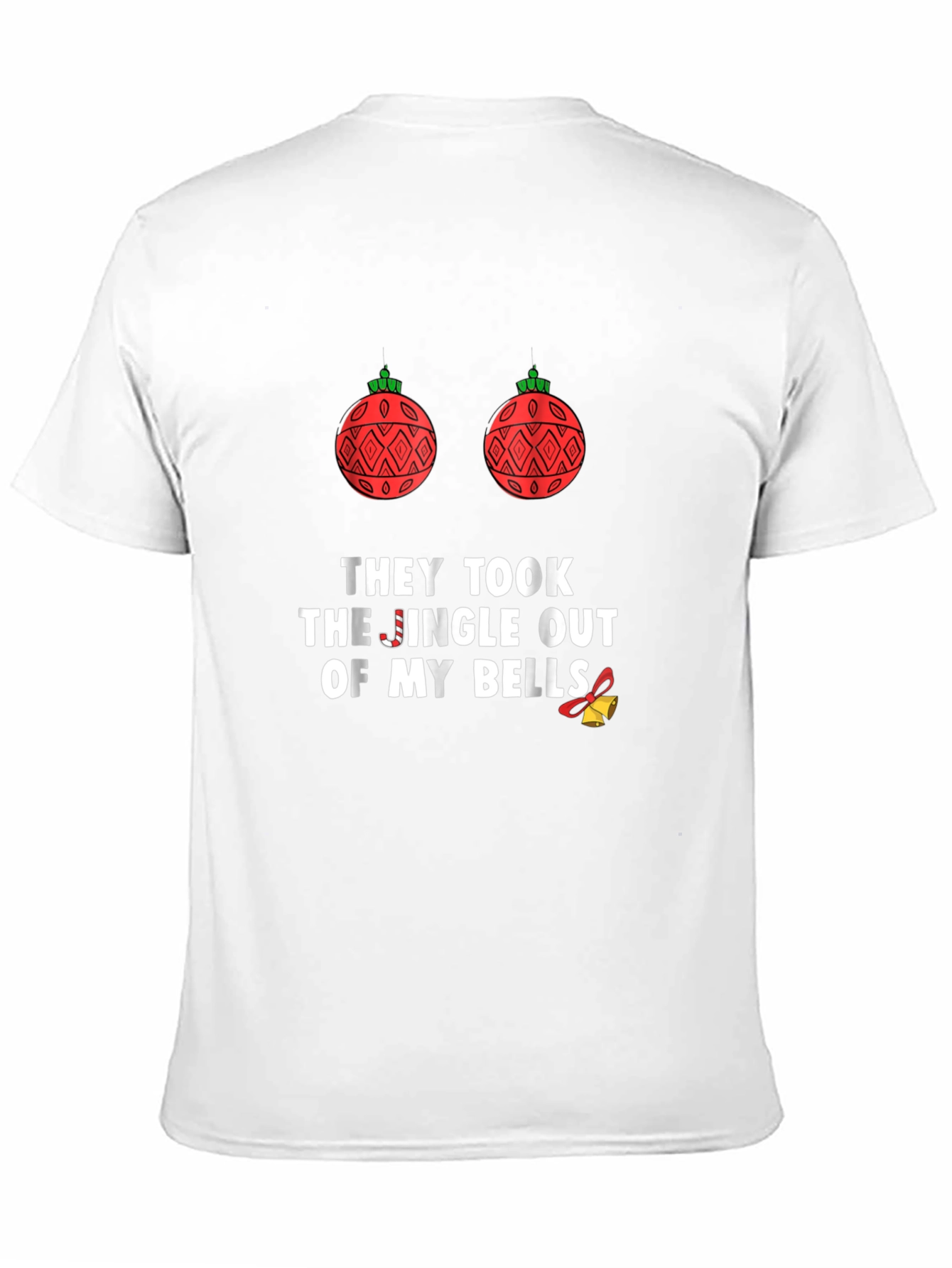 Funny Holiday Humor T-Shirt: Jingle Bells Removed