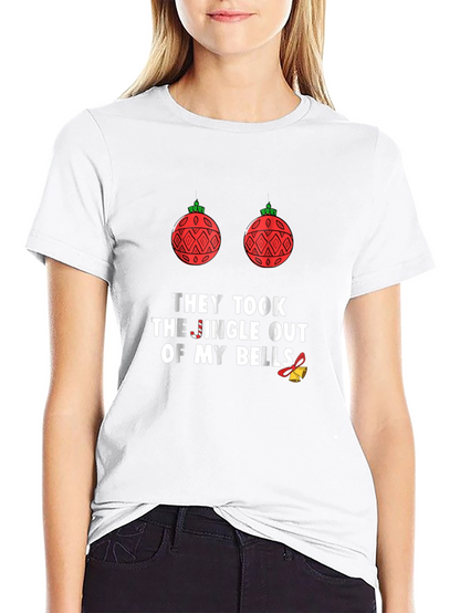 Funny Holiday Humor T-Shirt: Jingle Bells Removed