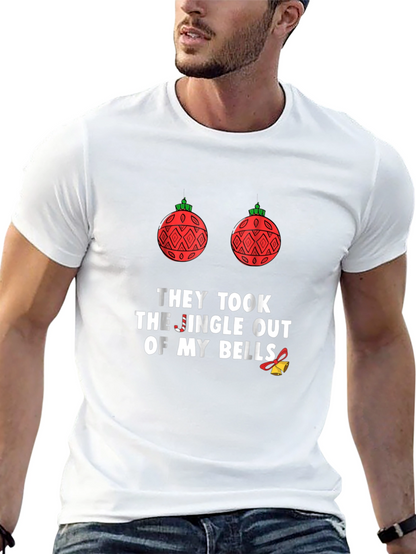 Funny Holiday Humor T-Shirt: Jingle Bells Removed