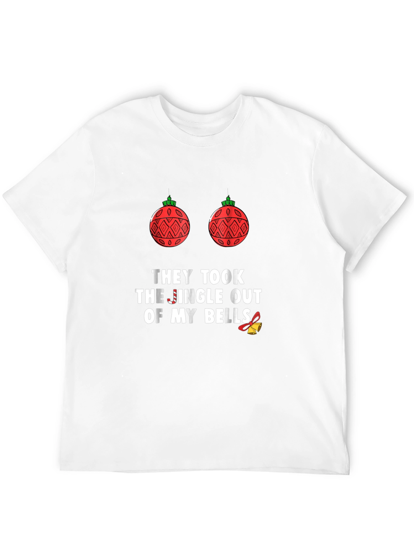 Funny Holiday Humor T-Shirt: Jingle Bells Removed