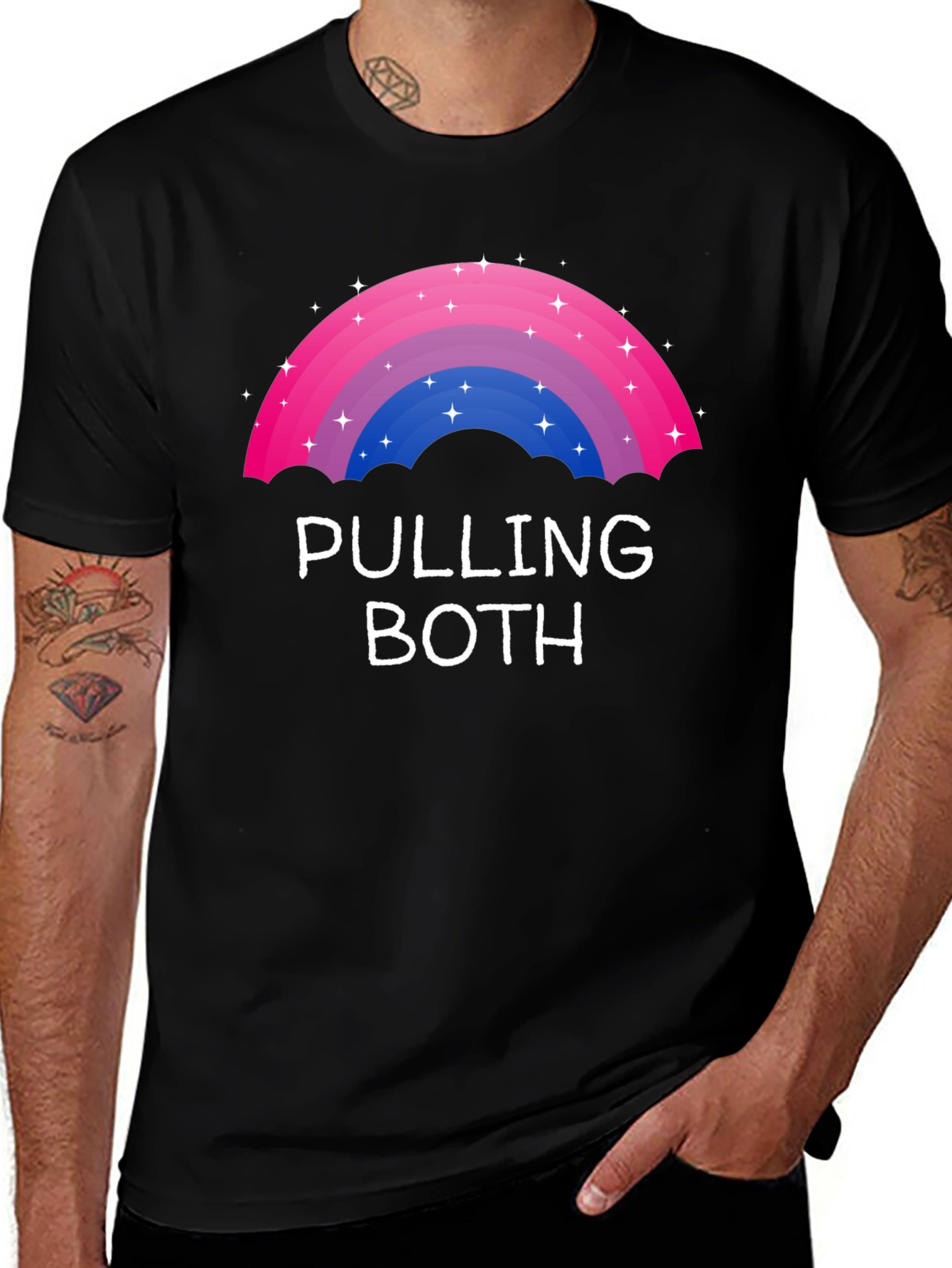 Pulling Both Bisexual Pride T-Shirt
