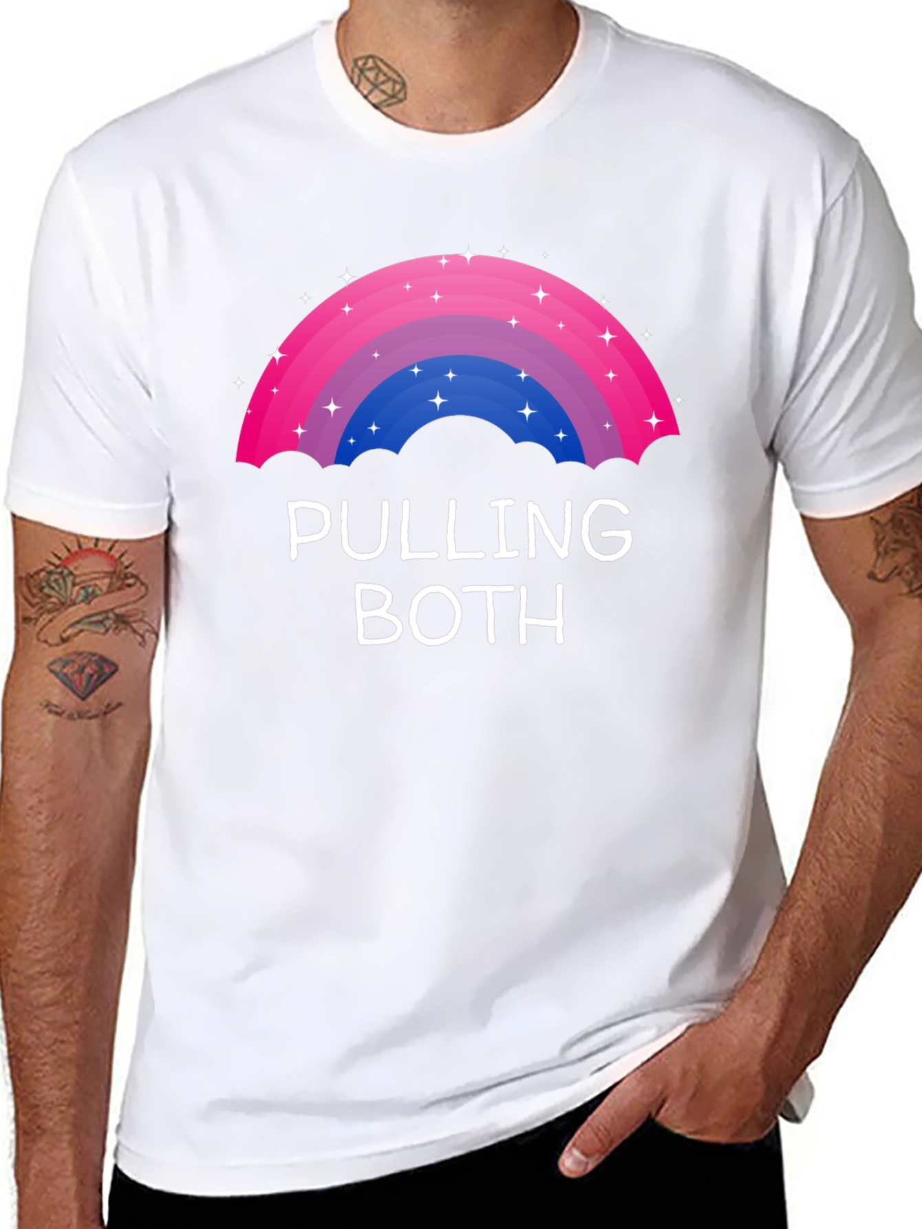 Pulling Both Bisexual Pride T-Shirt