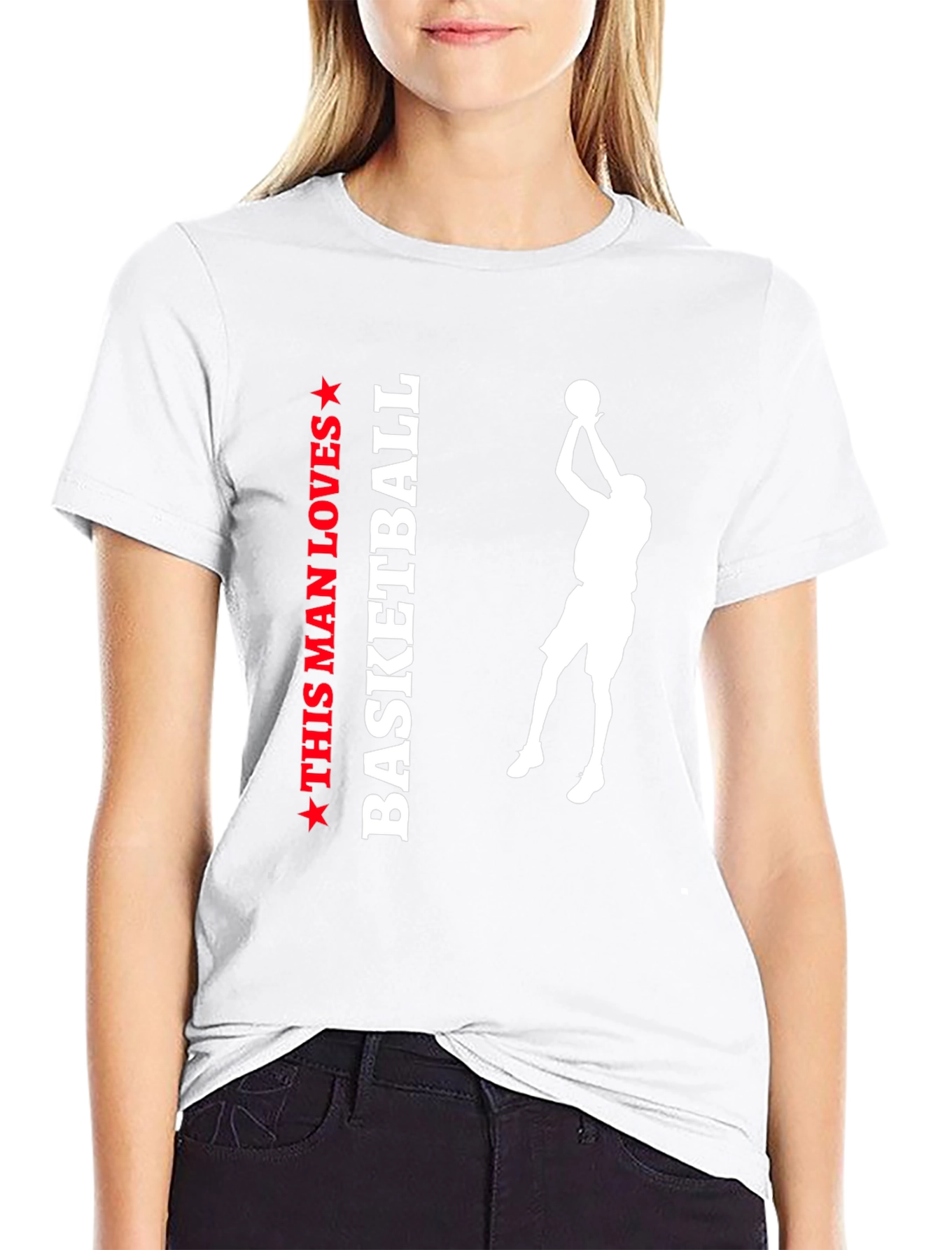 This Man Loves Basketball Graphic Tee