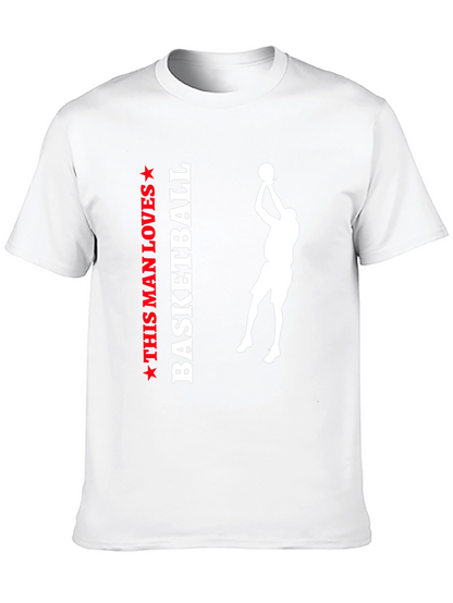 This Man Loves Basketball Graphic Tee