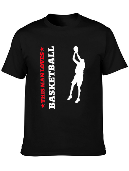 This Man Loves Basketball Graphic Tee
