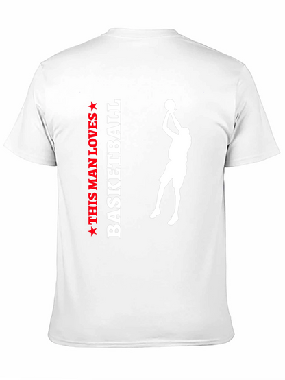 This Man Loves Basketball Graphic Tee
