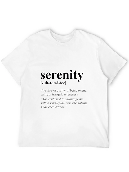 Serenity Definition Black T-Shirt