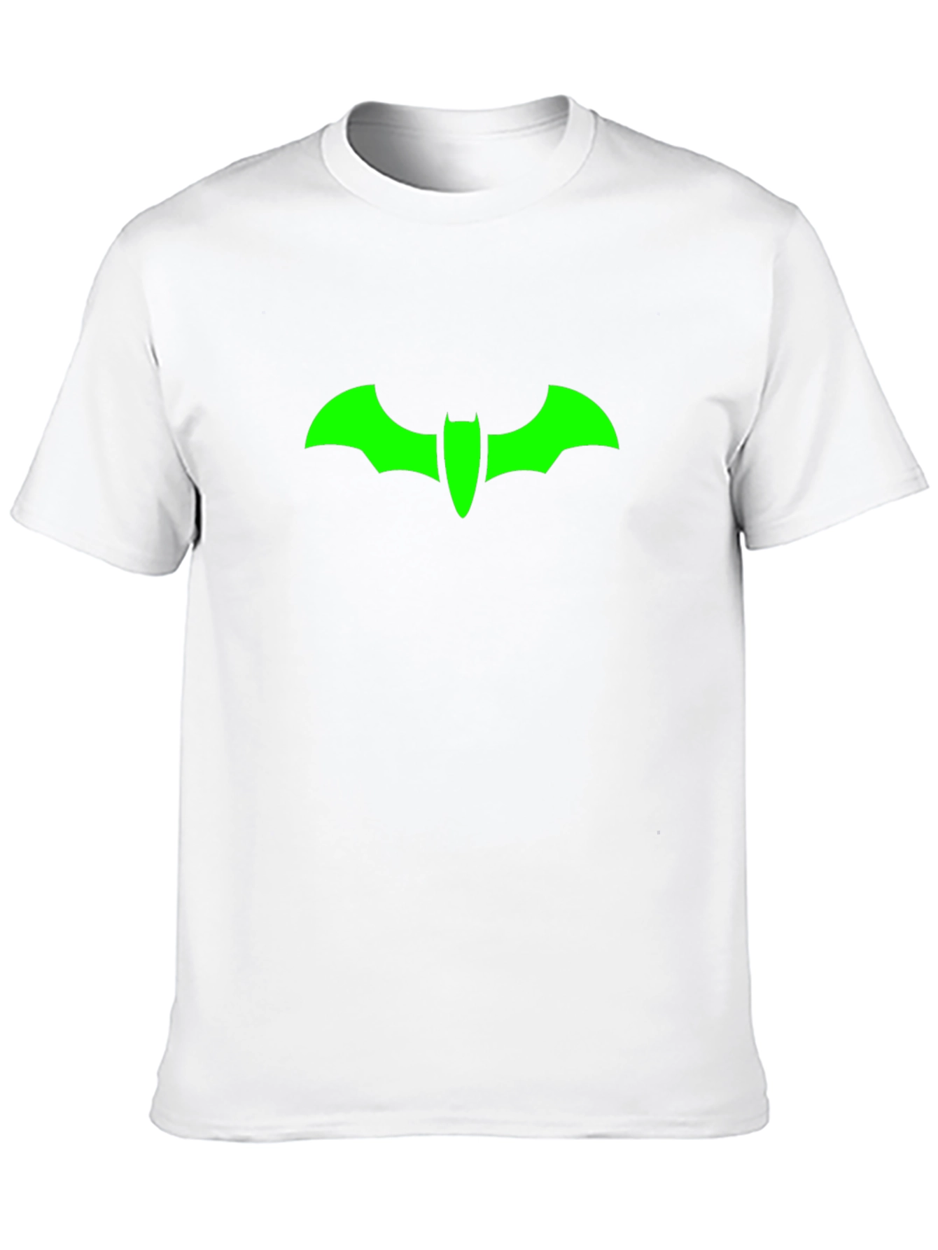 Green Bat Symbol Black T-Shirt