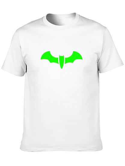 Green Bat Symbol Black T-Shirt