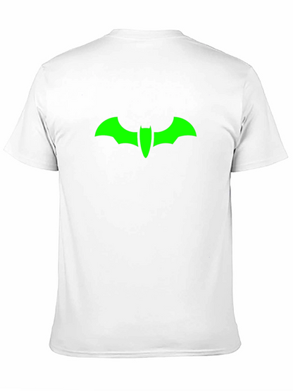Green Bat Symbol Black T-Shirt