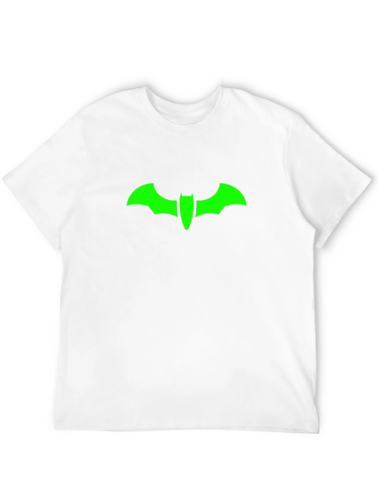 Green Bat Symbol Black T-Shirt