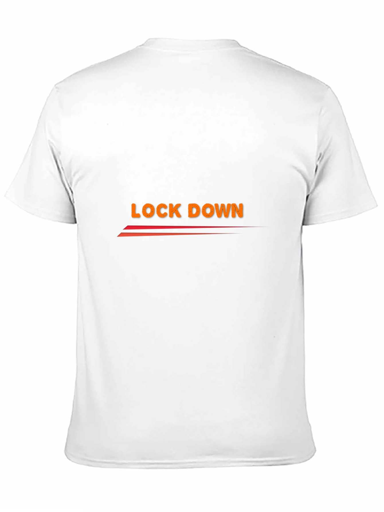 Lock Down Graphic Tee - Black Cotton Blend