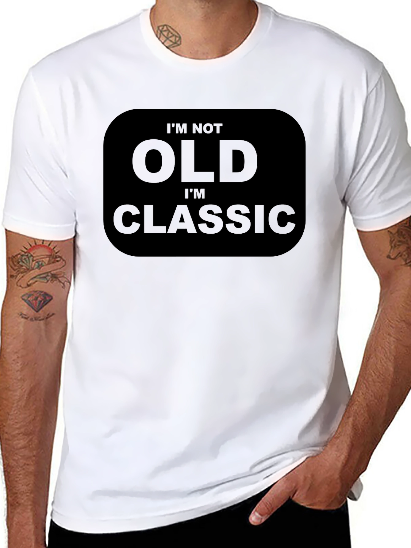 Im Not Old Im Classic Black T-Shirt