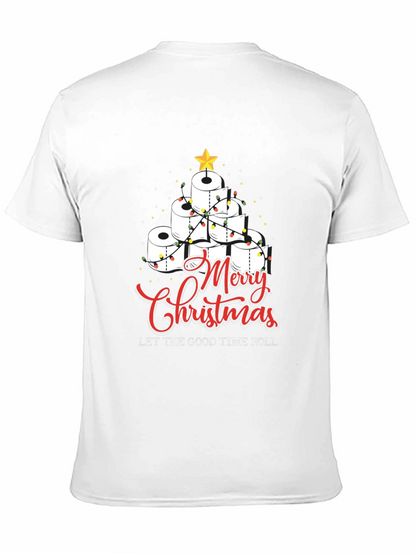 Merry Christmas Toilet Paper Roll Tree T-Shirt