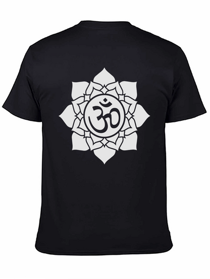 Om Symbol Lotus T-Shirt - Yoga & Meditation