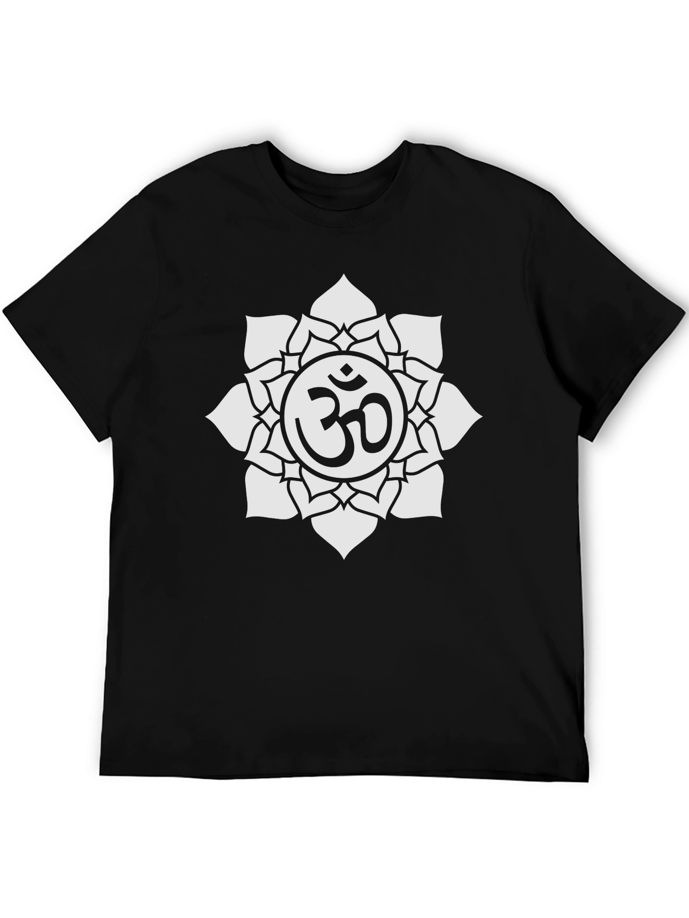 Om Symbol Lotus T-Shirt - Yoga & Meditation