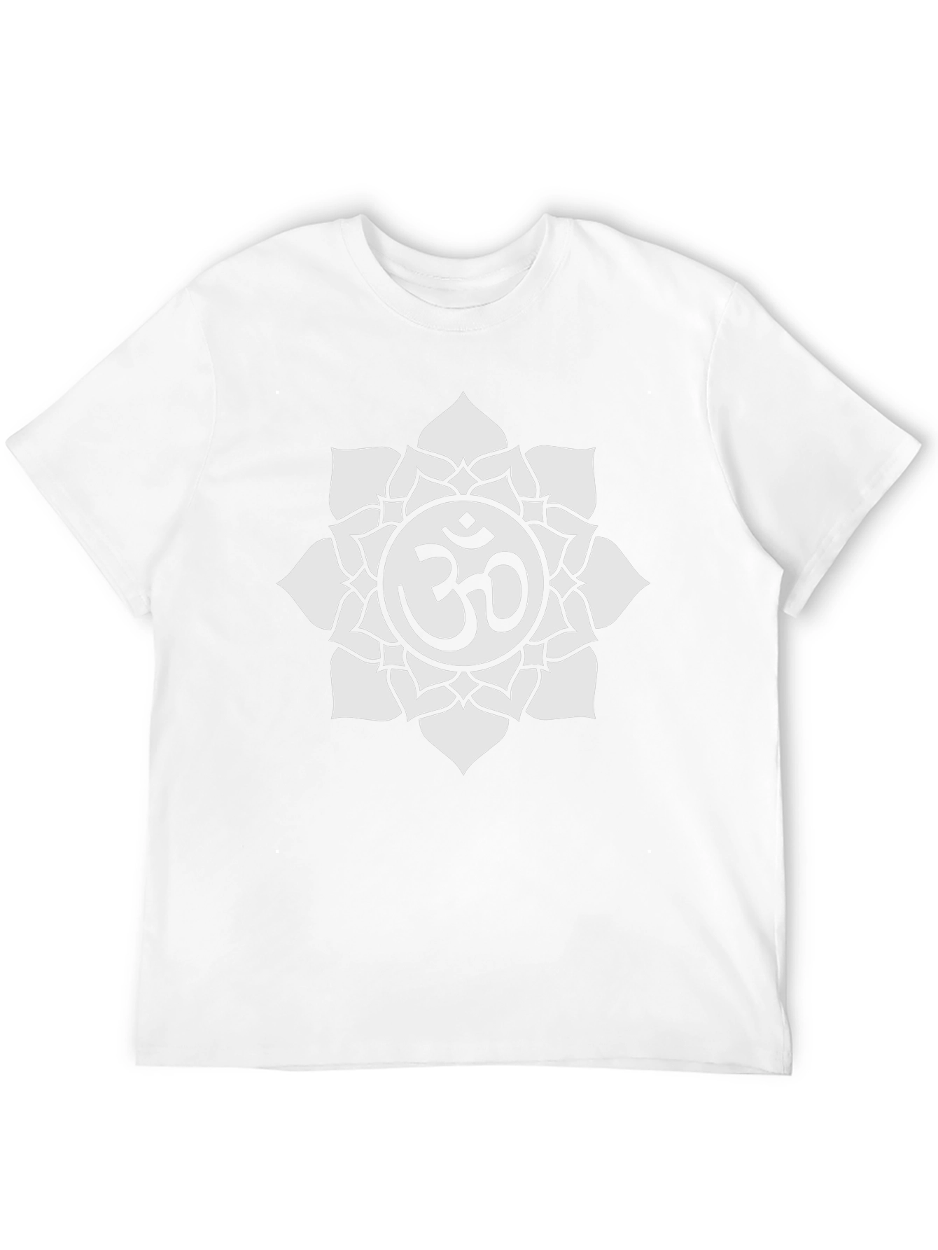 Om Symbol Lotus T-Shirt - Yoga & Meditation