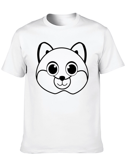 Cute Cartoon Bear Graphic T-Shirt