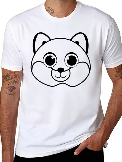 Cute Cartoon Bear Graphic T-Shirt