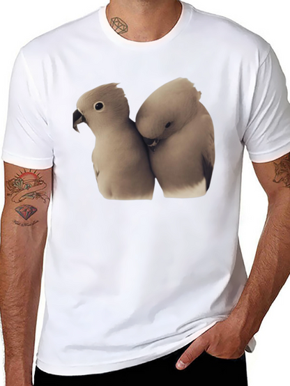 Loving Birds T-Shirt Soft Cotton Tee