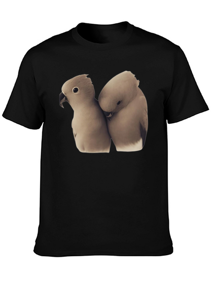 Loving Birds T-Shirt Soft Cotton Tee