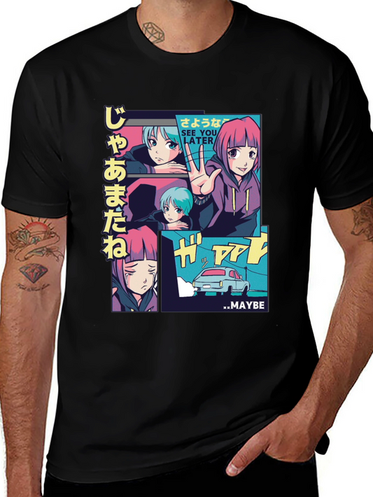 Anime Manga Style Graphic Tee