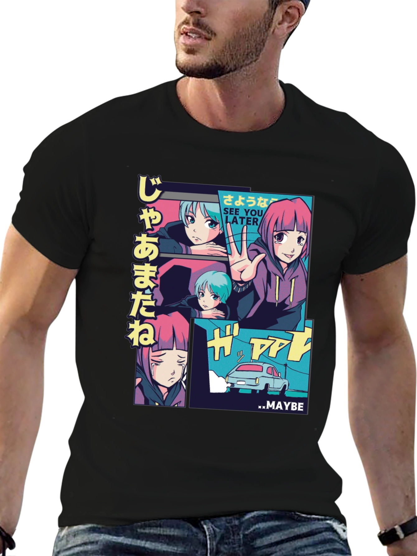 Anime Manga Style Graphic Tee