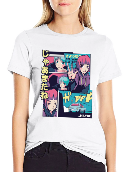 Anime Manga Style Graphic Tee