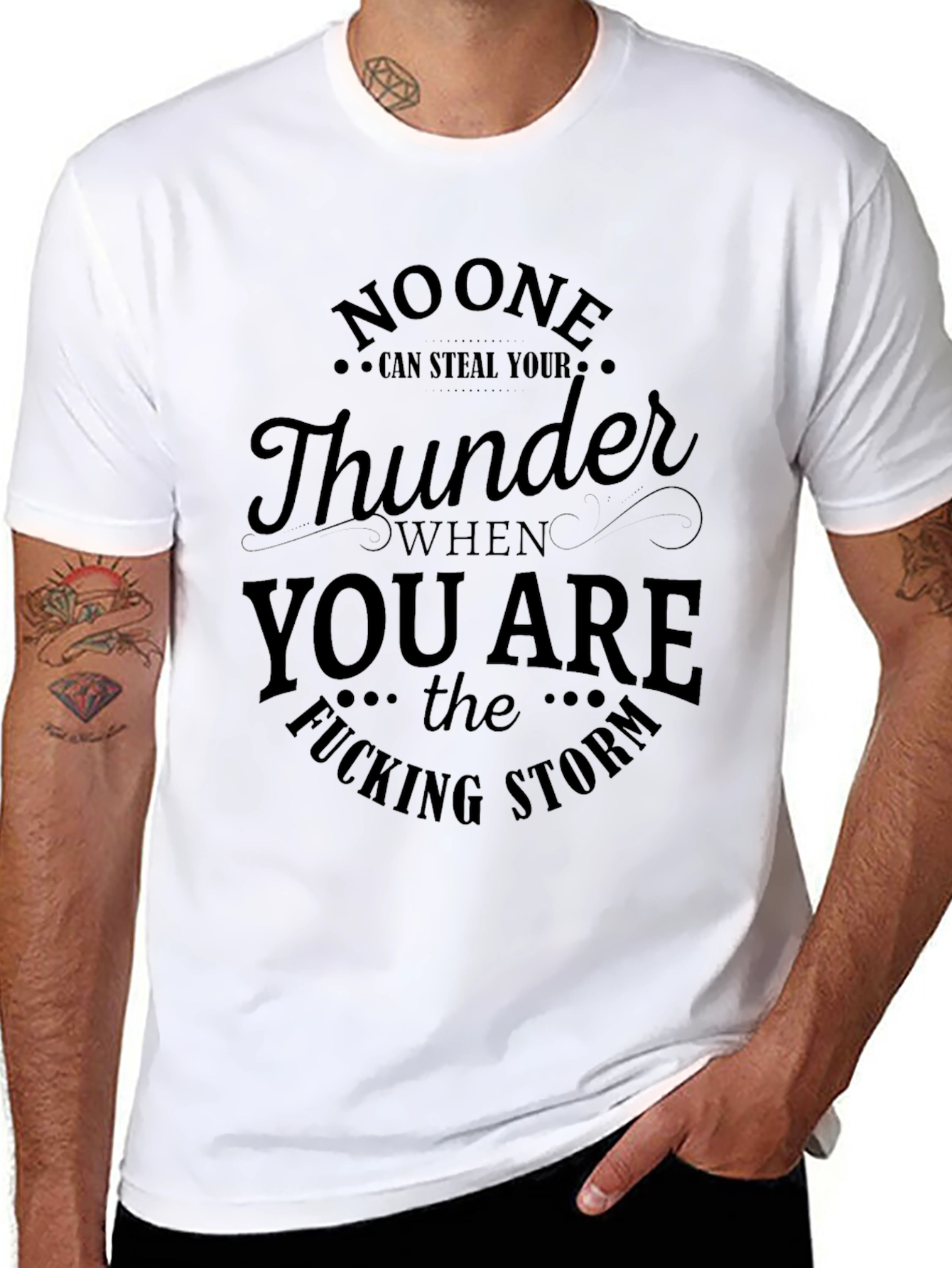 No One Can Steal Your Thunder Graphic T-Shirt