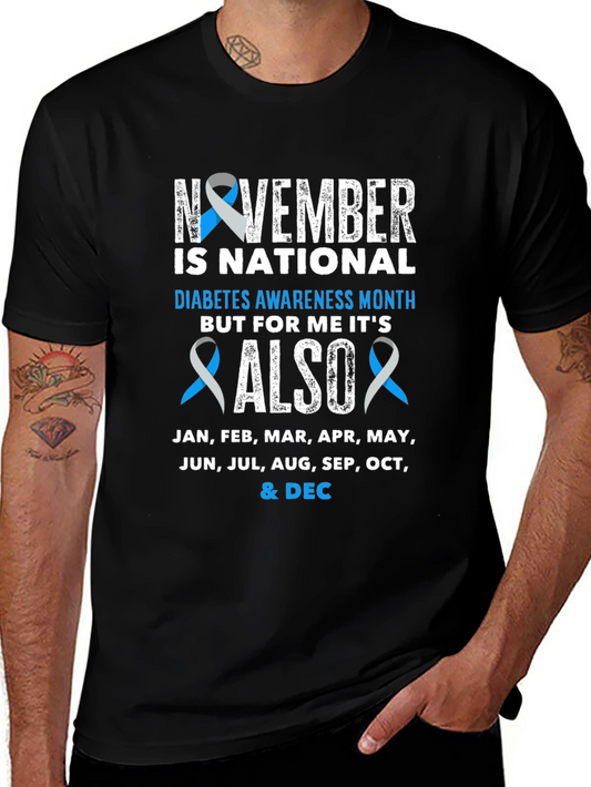 Diabetes Awareness All Year T-Shirt