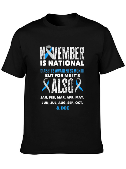 Diabetes Awareness All Year T-Shirt