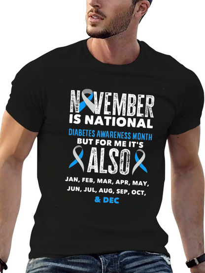 Diabetes Awareness All Year T-Shirt