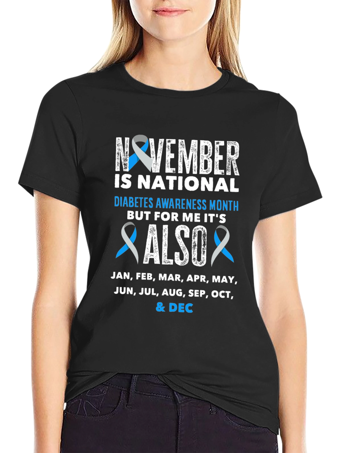 Diabetes Awareness All Year T-Shirt