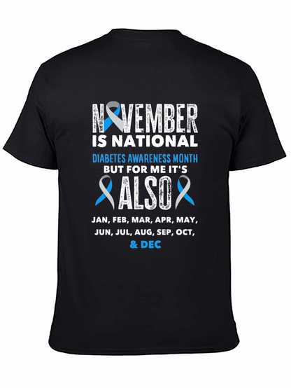 Diabetes Awareness All Year T-Shirt